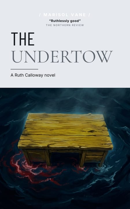 crime fiction cover, The Undertow