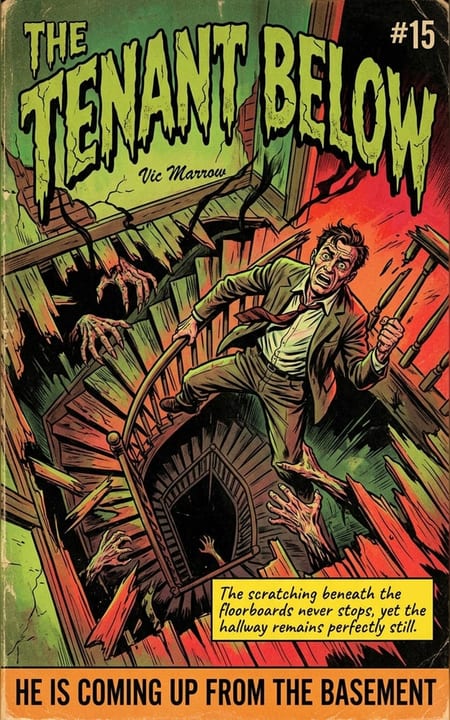 horror anthology cover, The Tenant Below