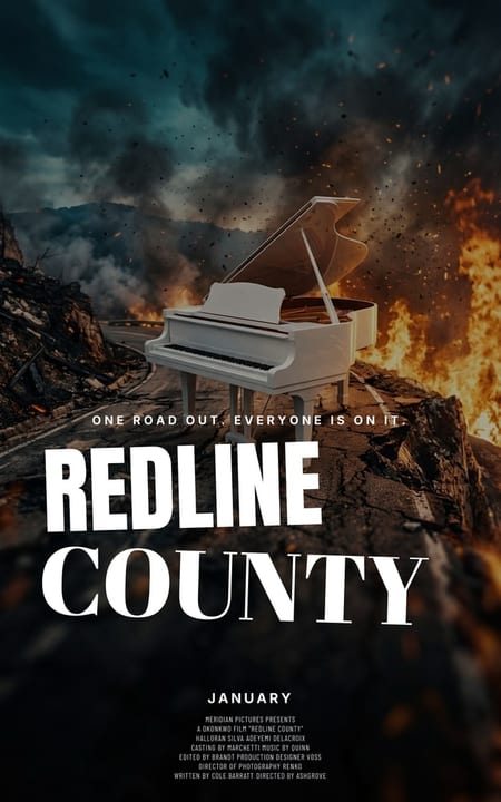 action screenplay cover, Redline County