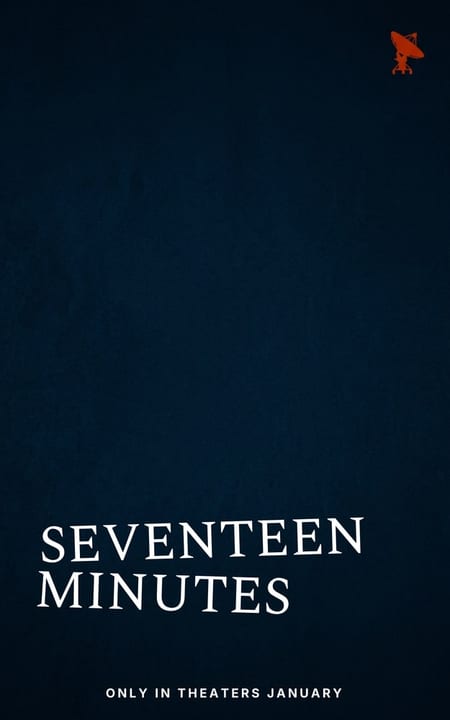 science fiction screenplay cover, Seventeen Minutes
