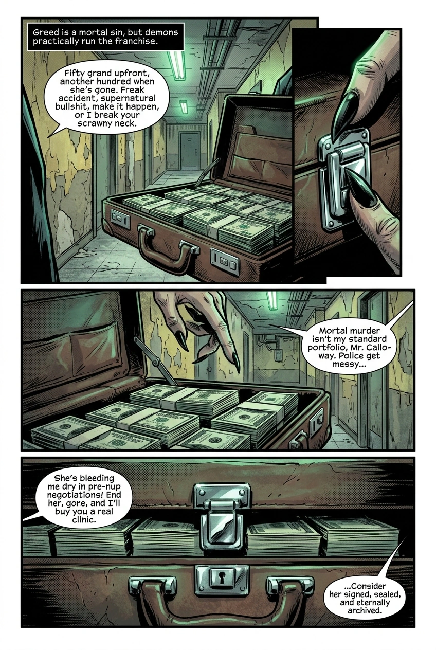 Till Hell Do Us Part, page 7: A Demon's Franchise